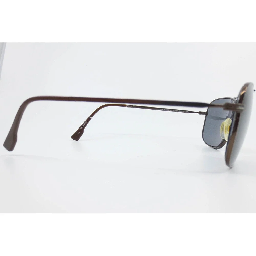 Flexon Sun 5001 210 Brown Metal Aviator Sunglasses 58-15-140 Men Women